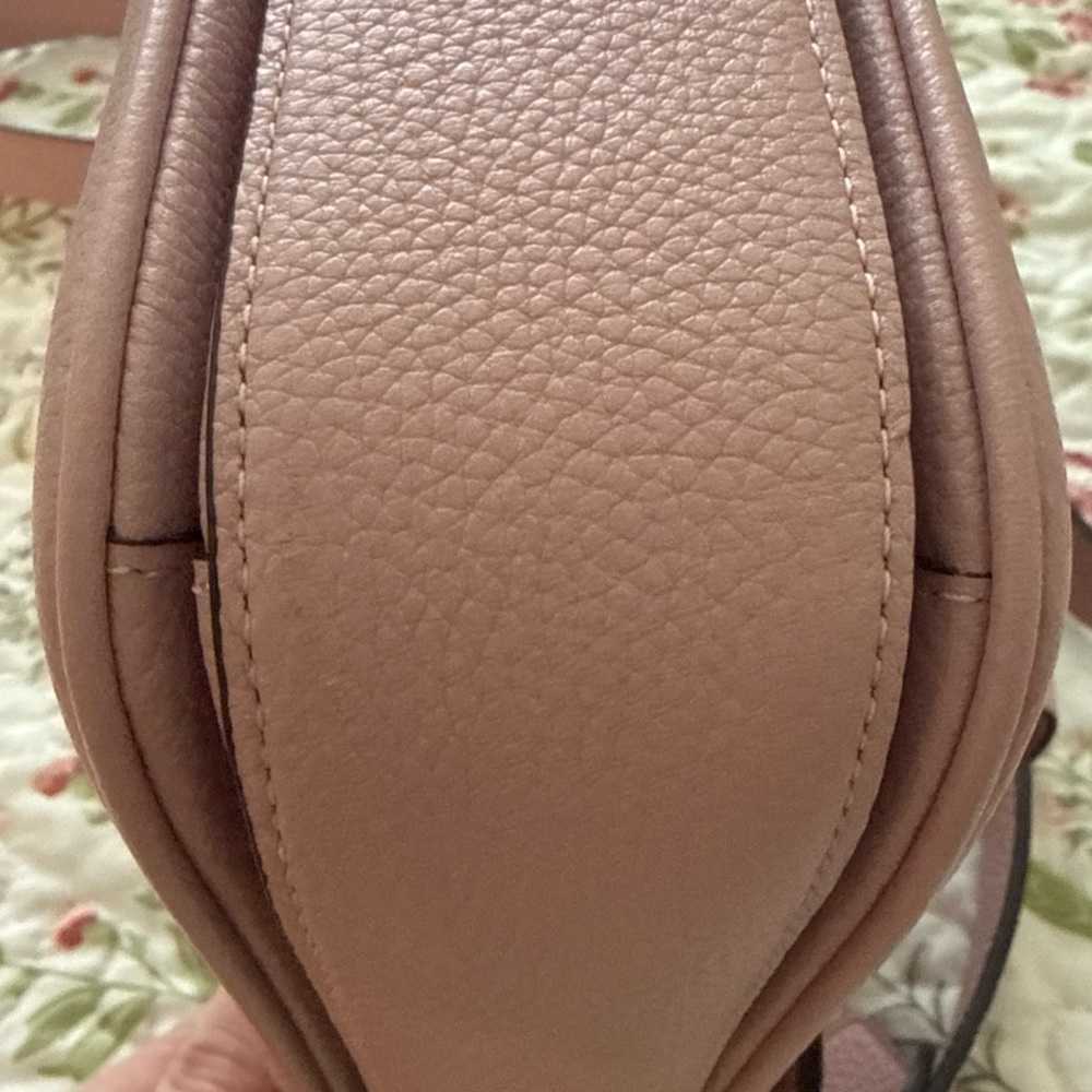 Coach Pink Pebbled Leather Turnlock Crossbody - Picture 5 of 10